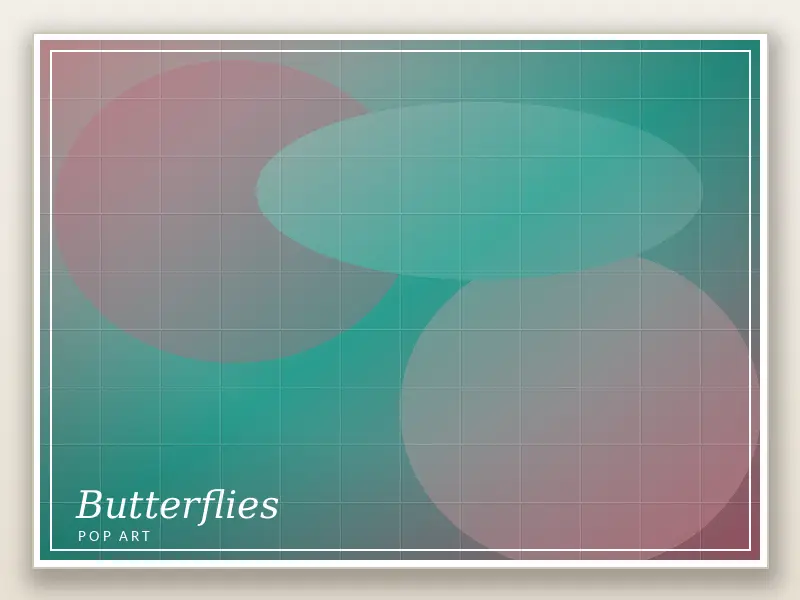 Butterflies Pop Art 3