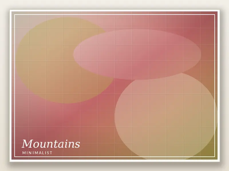 Mountain Minimalist Sketch 4