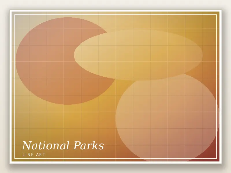 National Parks Line Art 2