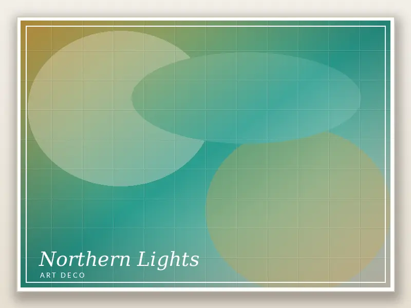 Northern Lights Art Deco 4