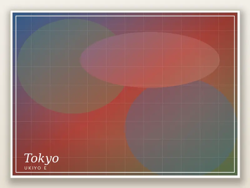 Tokyo Ukiyo-e Composition 2