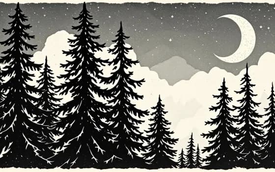 Linocut visual style preview