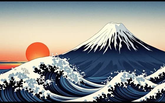 Ukiyo-e visual style preview